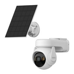 IMOU IP CAMERA CELL PT LITE KIT IPC-K9ECP-3T0WE/FSP12-TYPEC, OUTDOOR, BATTERY 5000mAh, SOLAR PANEL FSP12, 1/2.8, 3MP CMOS, H.265/H.264, 8X DIGITAL ZOOM, IR 20M, WIFI, IP66, MICRO SD, MIC&SPEAKER, 2-WAY TALK, BUILT IN SPOTLIGHT&SIREN, 3YW.